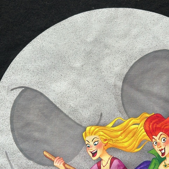 Disney Womens Hocus Pocus "Tonight We Fly" Graphic T-Shirt, Size: Large - Picture 15 of 17